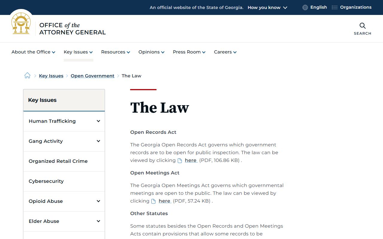 Walton County Clerk of the Superior Court records Georgia open government law page