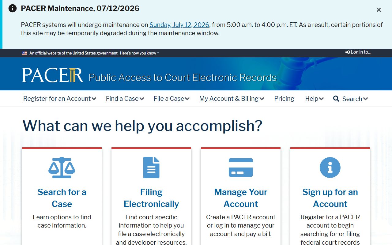 Walton County court records PACER federal case access