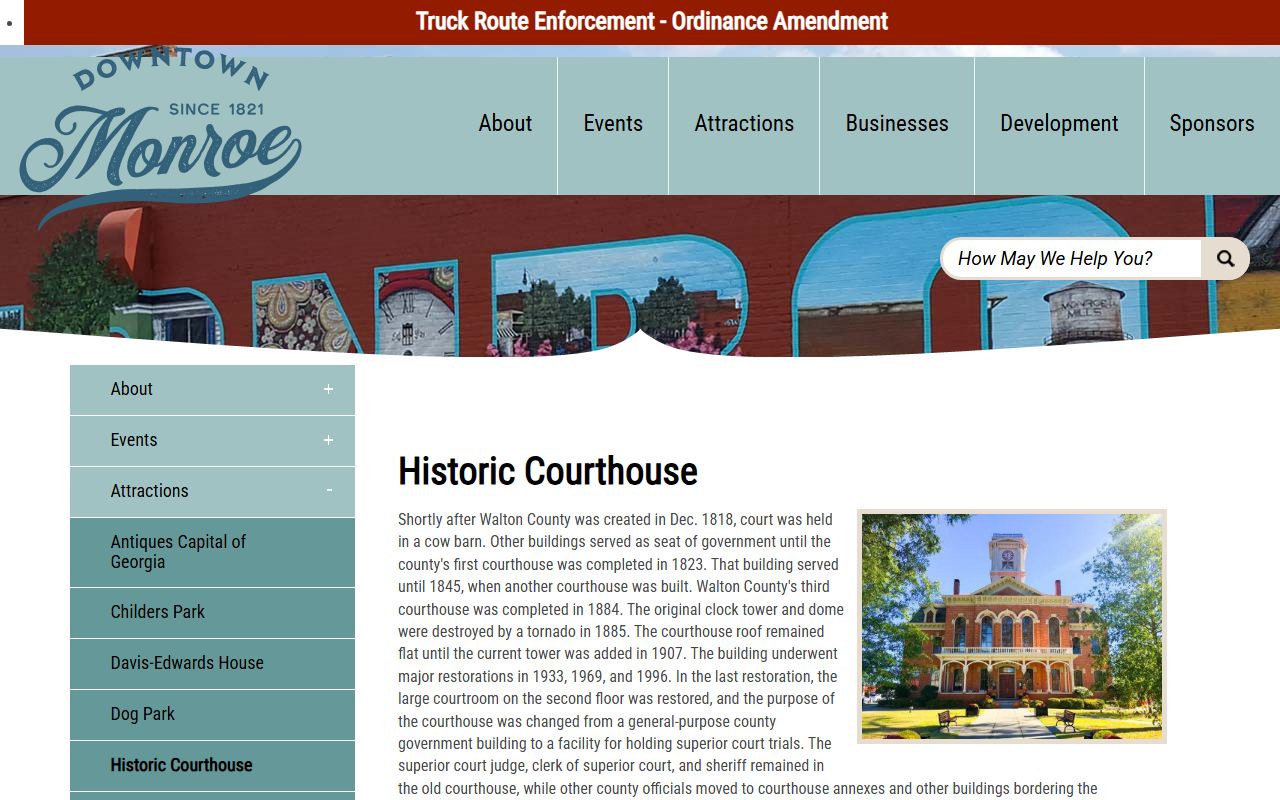 Walton County court records historic courthouse