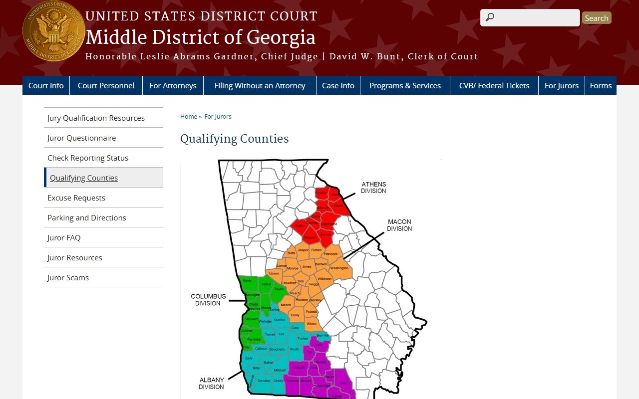 Walton County court records federal district court division