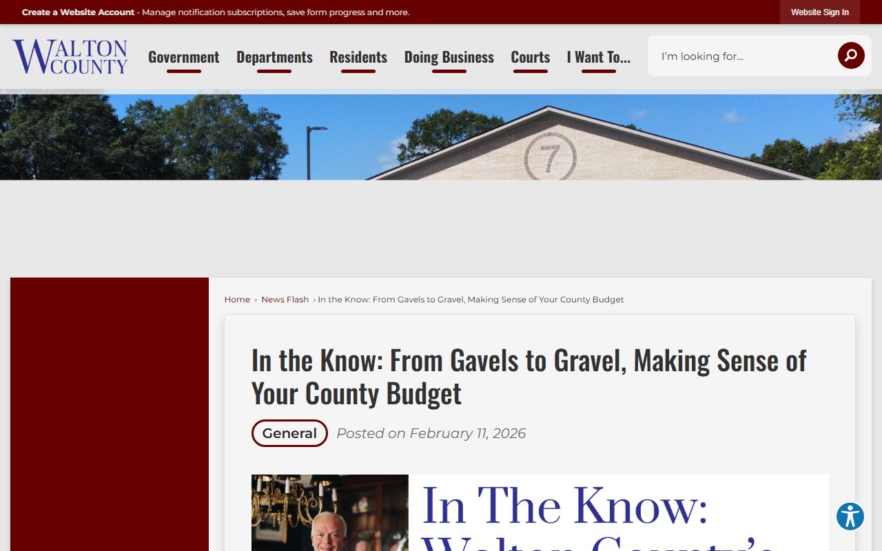 Walton County court records county budget explainer
